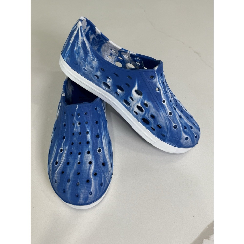 Unisex Slip-on Water Beach Rubber Shoes Sneaker Boys Girls Kids‎ BLUE Sz 13/1